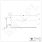 Condenseur de Climatisation Pour VW Passat Audi A4 8D0260401G 8D0260403G