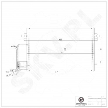 Condenseur de Climatisation Pour VW Passat Audi A4 8D0260401G 8D0260403G