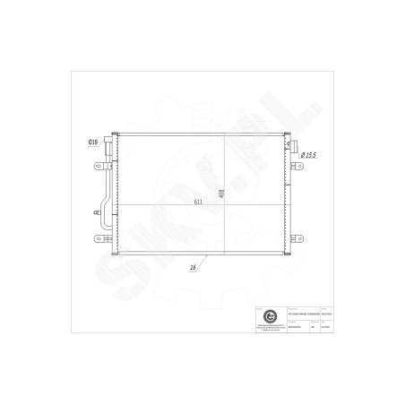 Condenseur de Climatisation Pour Audi A4 A6 Allroad 8E0260401D 8E0260403D