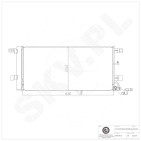Condenseur de Climatisation Pour Audi A4 A5 A6 A7 Hyundai Tucson