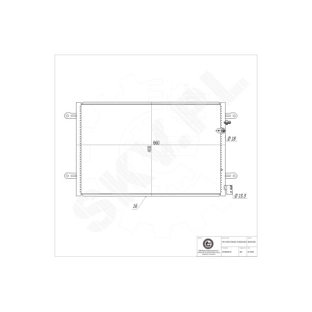 Condenseur de Climatisation Pour VW Caddy II Audi A6 4F0260401E 4F0260403D