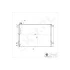 Condenseur de Climatisation Pour Audi A8 4H0260403D 4H0260403K