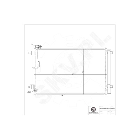 Condenseur de Climatisation Pour Audi A8 4H0260403F 4H0260403M