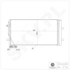 Condenseur de Climatisation Pour Audi Q3 8U0260401B 8U0260401C