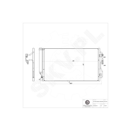 Condenseur de Climatisation Pour BMW Série 1 F20 F21 2 F22, F87 64509335363