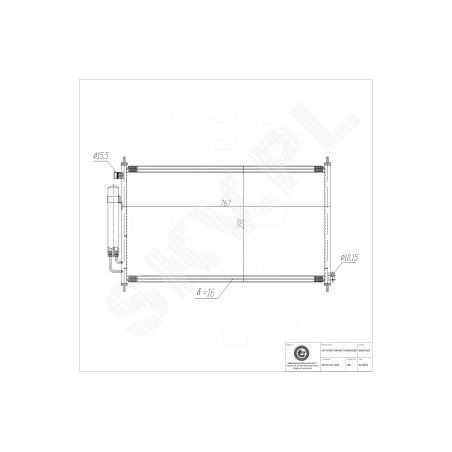 Condenseur de Climatisation Pour BMW Série 4 F33, F83 Honda FR-V 80110SJF003