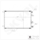 Condenseur de Climatisation Pour BMW Série 4 F33, F83 Honda FR-V 80110SJF003
