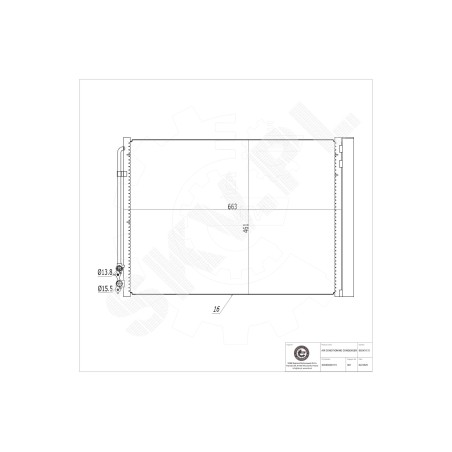 Condenseur de Climatisation Pour BMW Série 5 F07 F10 F11 6 F06 F12 64509149395