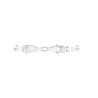 Cardan Arbre de transmission DROIT Pour NISSAN QASHQAI II 1.2 DIG-T 391004ED0A