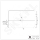 Condenseur de Climatisation Pour BMW X3 F25 X4 F26 64539216143 9216143