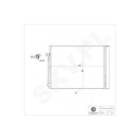 Condenseur de Climatisation Pour BMW X5 E70 F15, F85 X6 E71, E72 64509239992