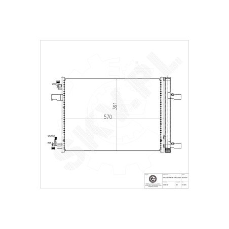 Condenseur de Climatisation Pour Opel Chevrolet Vauxhall 13267648 1850136