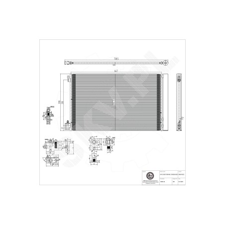 Condenseur de Climatisation Pour Opel Chevrolet Saab Vauxhall 13241737 13330217
