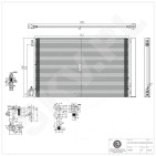 Condenseur de Climatisation Pour Opel Chevrolet Saab Vauxhall 13241737 13330217