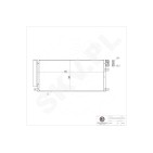 Condenseur de Climatisation Pour Opel Mokka Chevrolet Vauxhall 1850273 1850335