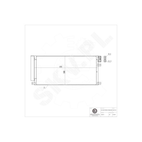 Condenseur de Climatisation Pour Opel Mokka Chevrolet Vauxhall 1850273 1850335