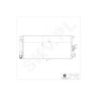 Condenseur de Climatisation Pour Opel Chevrolet Vauxhall 1850274 1850336