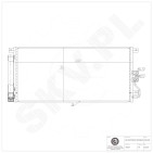 Condenseur de Climatisation Pour Opel Chevrolet Vauxhall 1850274 1850336