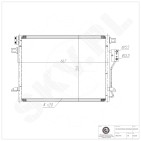 Condenseur de Climatisation Pour VW Chrysler Dodge Lancia K4677789AA 4677782AC