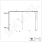 Condenseur de Climatisation Pour Peugeot Opel Citroën DS 6455EK 3637002 6455HF
