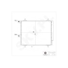 Condenseur de Climatisation Pour Peugeot Fiat Citroën Lancia 1489398080 6455AP