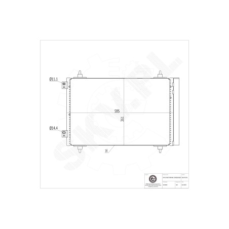 Condenseur de Climatisation Pour Peugeot Fiat Toyota Citroën C8 1400836980