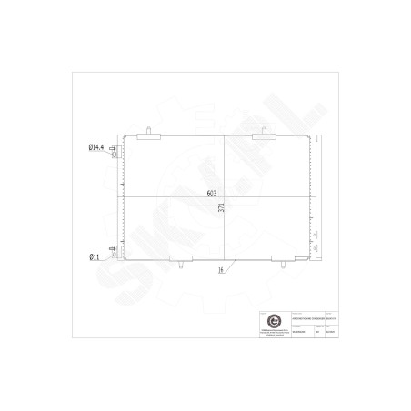 Condenseur de Climatisation Pour Peugeot 301 Citroën C-Elysee 9674994280