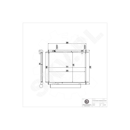 Condenseur de Climatisation Pour Peugeot Citroën Mitsubishi 6455HX 7812A019