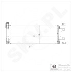 Condenseur de Climatisation Pour Peugeot Fiat Citroën 1610115880 1343785080