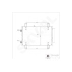 Condenseur de Climatisation Pour Peugeot Boxer Fiat Citroën 1347842080 6455EC