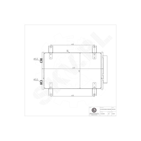 Condenseur de Climatisation Pour Peugeot Boxer Fiat Citroën 1347842080 6455EC