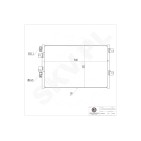 Condenseur de Climatisation Pour Renault Kangoo Dacia Nissan Kubistar 8200137650