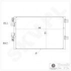 Condenseur de Climatisation Pour Renault Kangoo Dacia Nissan Kubistar 8200137650