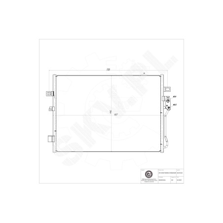 Condenseur de Climatisation Pour Fiat Freemont Dodge Journey Van