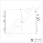 Condenseur de Climatisation Pour Fiat Freemont Dodge Journey Van