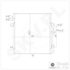 Condenseur de Climatisation Pour Dodge Nitro Van Jeep Cherokee