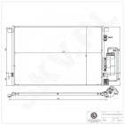 Condenseur de Climatisation Pour Opel Fiat Saab 9-3 Vauxhall 13101839 1850076