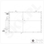 Condenseur de Climatisation Pour Ford B-Max Fiesta VI 1751976 1818909