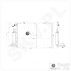 Condenseur de Climatisation Pour Ford B-Max Fiesta VI KA Tourneo Transit 1834039