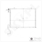 Condenseur de Climatisation Pour Ford B-Max Fiesta VI Tourneo Transit 1856009