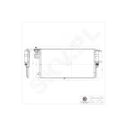 Condenseur de Climatisation Pour Ford C-Max II Focus III Grand Kuga 1856995