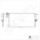 Condenseur de Climatisation Pour Ford C-Max II Focus III Grand Kuga 1856995