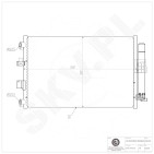Condenseur de Climatisation Pour Ford C-Max II Focus III Grand Kuga DV6119710AC