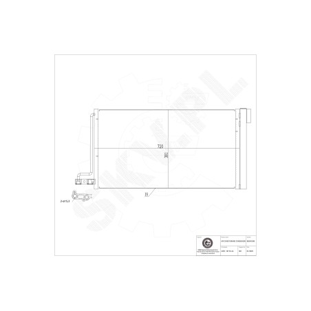 Condenseur de Climatisation Pour Ford C-Max II Focus III Grand 1684204 1769313