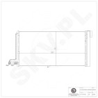 Condenseur de Climatisation Pour Ford C-Max II Focus III Grand 1857751 2010808