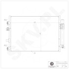 Condenseur de Climatisation Pour Ford C-Max II Grand 1684942 1868833 2051798