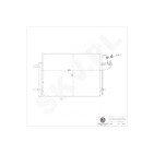 Condenseur de Climatisation Pour Ford C-Max II Kuga CV6119710FD CV6119710FE