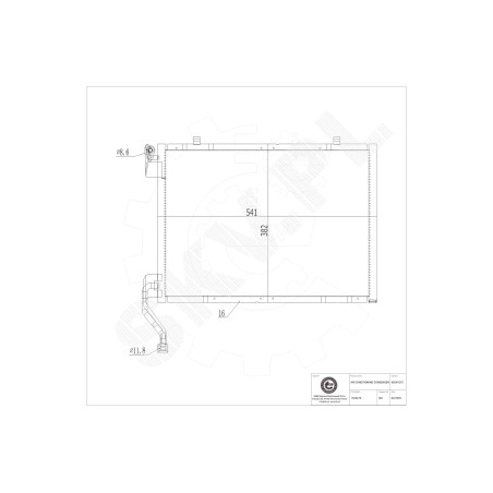 Condenseur de Climatisation Pour Ford Fiesta VI AP3119710AA