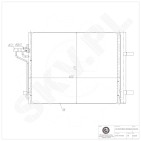 Condenseur de Climatisation Pour Ford Focus III Kuga II Tourneo Transit 1785465