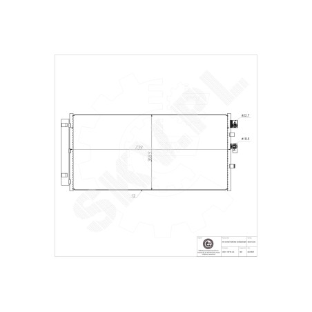 Condenseur de Climatisation Pour Ford Focus IV 2210579 2381795 2405238